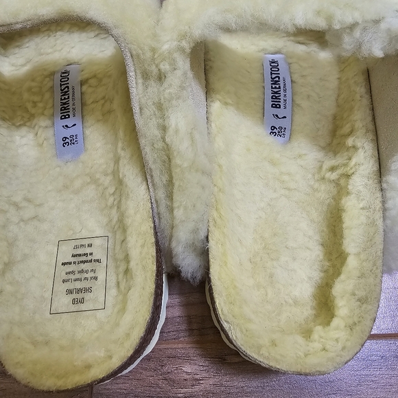 BIRKENSTOCK ARIZONA BIG BUCKLE TEDDY OS, Popcorn, size US 8 - Picture 5 of 13